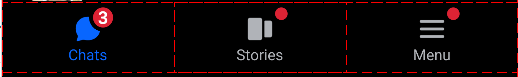 Three tabs, each one node, as outlined in UI Explorer.