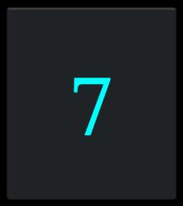 The first node is 7.