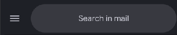 The menu icon (three lines) opens the navigation drawer.